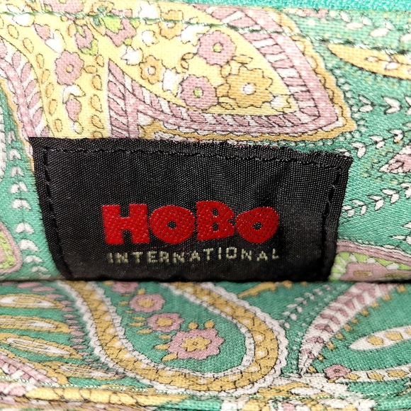 HOBO Mini Lauren Vintage Distressed Black Leather Wallet - Picture 5 of 9